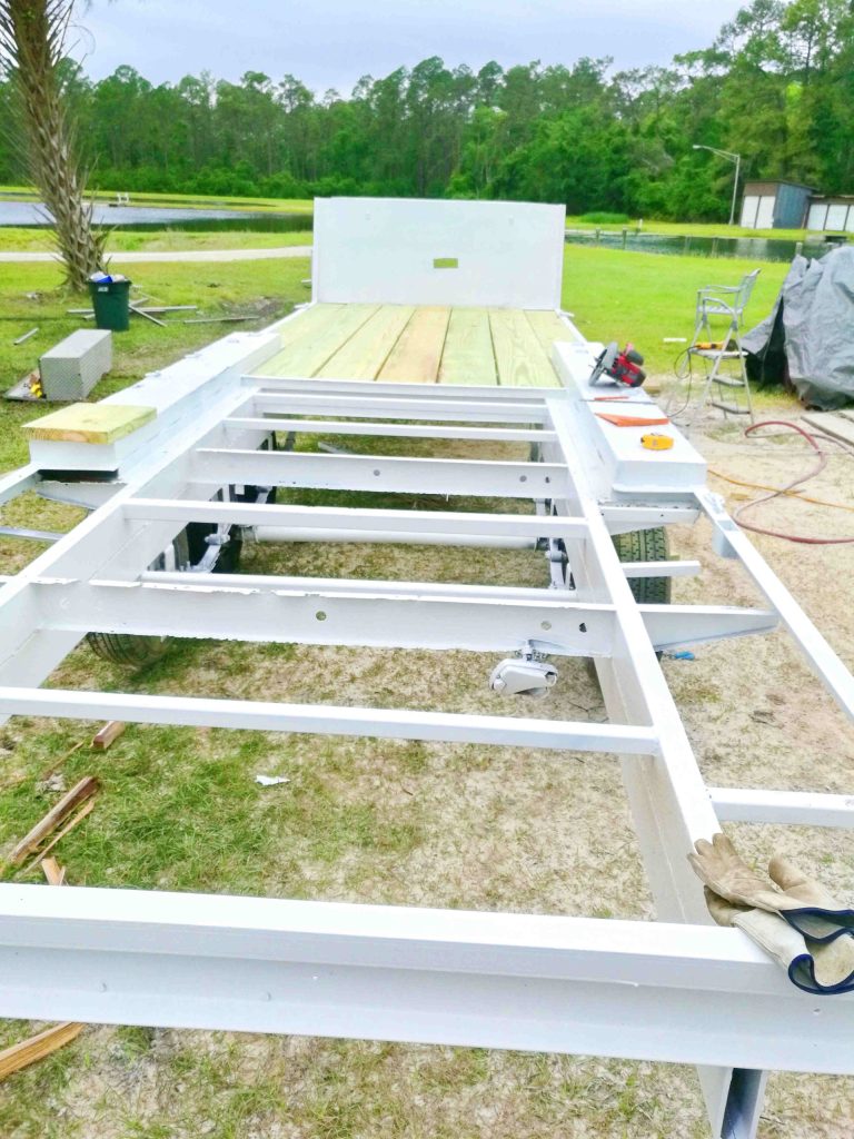 Ft trailer restore sandblast repaint in Ocala, FL - Ocala Sandblasting