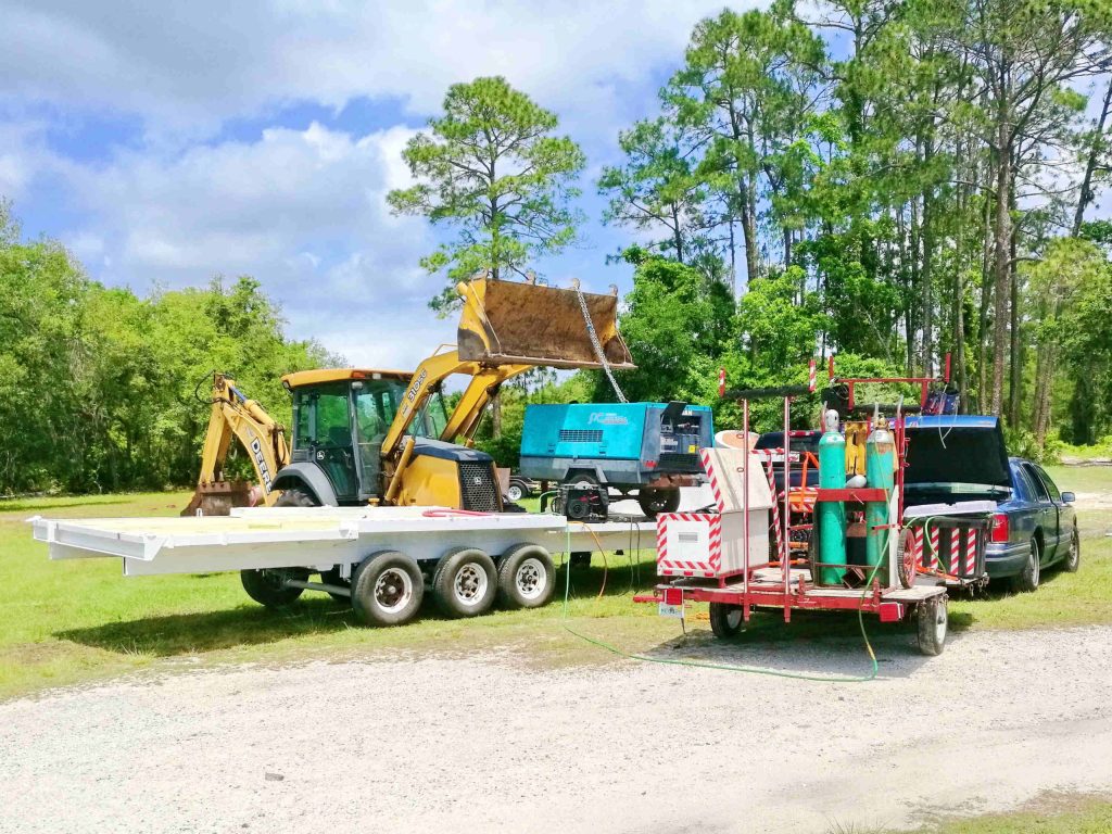 Ft trailer restore sandblast repaint in Ocala, FL - Ocala Sandblasting