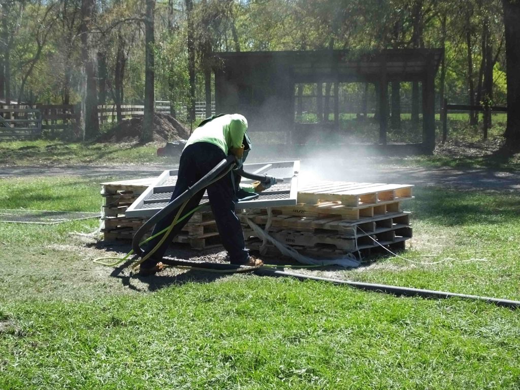 Barn stall doors sandblasting in Ocala, FL - Ocala Sandblasting
