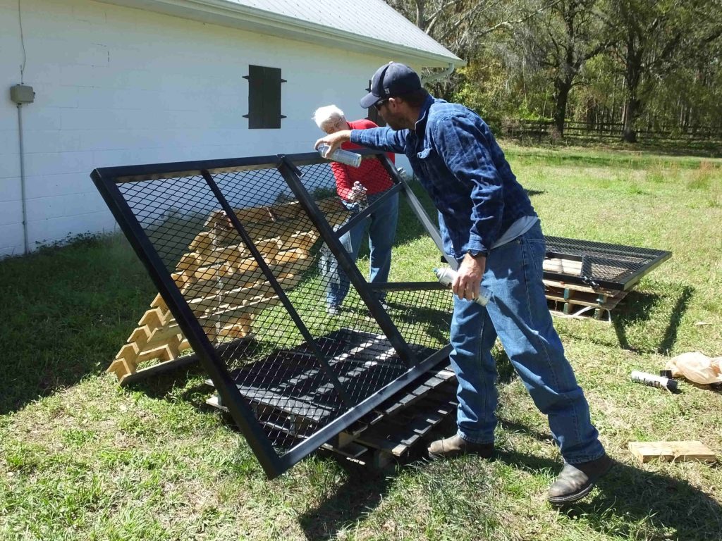 Barn stall doors sandblasting in Ocala, FL - Ocala Sandblasting