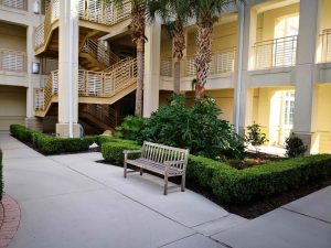 Commercial steel staircase repair sandblast paint removal in Ocala, FL - Ocala Sandblasting