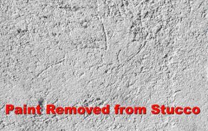 Sandblasting paint off stucco concrete SML in Ocala, FL - Ocala Sandblasting