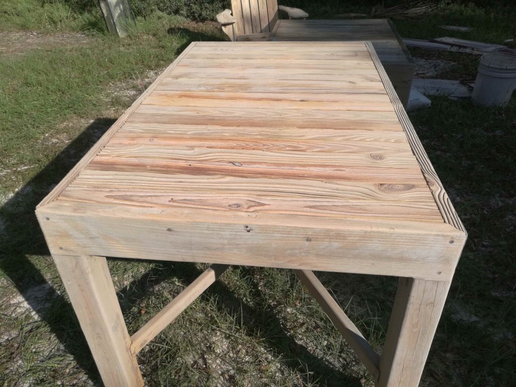 Wood furniture sandblast paint removal in Ocala, FL - Ocala Sandblasting